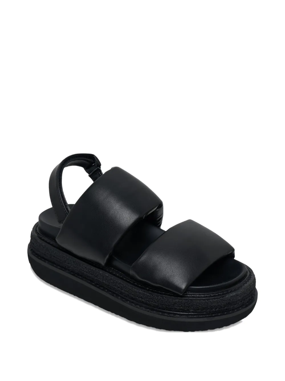 Yohji Yamamoto Sandalen met plateauzool Zwart