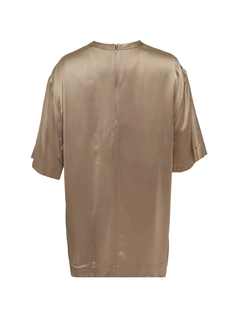  Toteme Satin T-shirt - Neutrals 