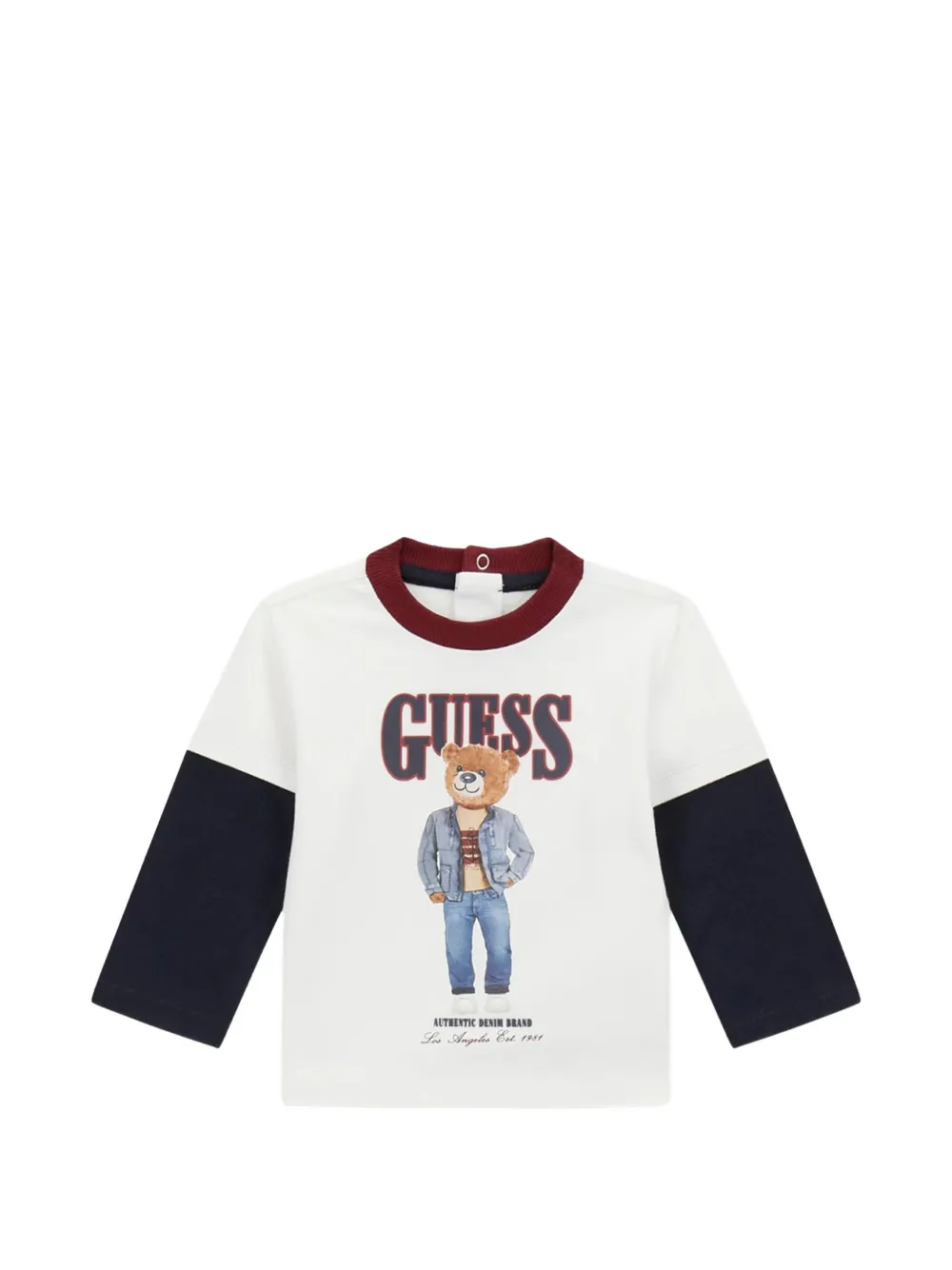  Guess Kids Bear-motif Tracksuit Set - Red 