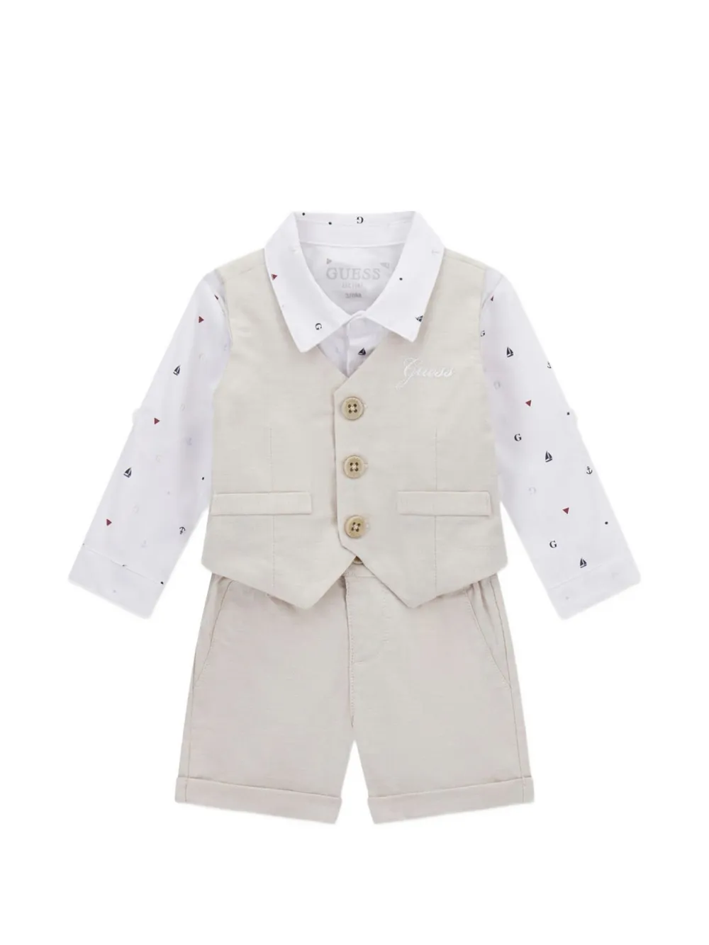 logo-detail shorts set