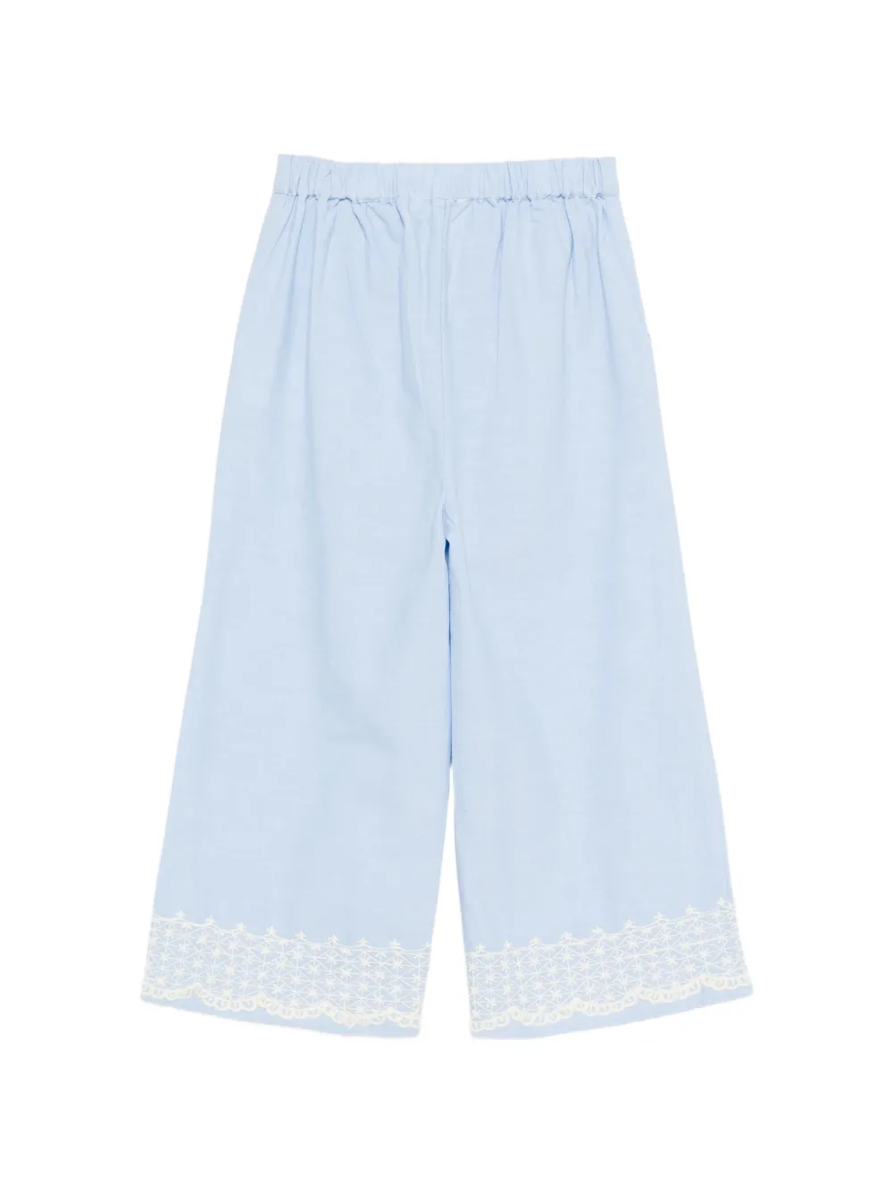  Louise Misha Kids Florelia Lace-trim Trousers - Blue 