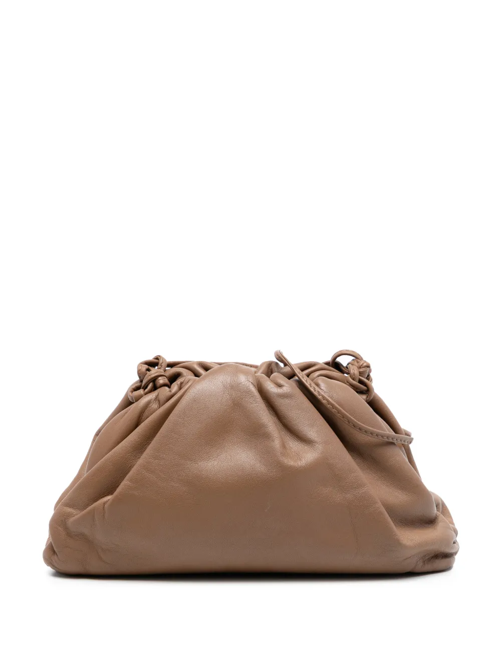 Bottega Veneta Pre-Owned Borsa a tracolla The Mini Pouch in pelle di agnello 2012-2025 - Marrone