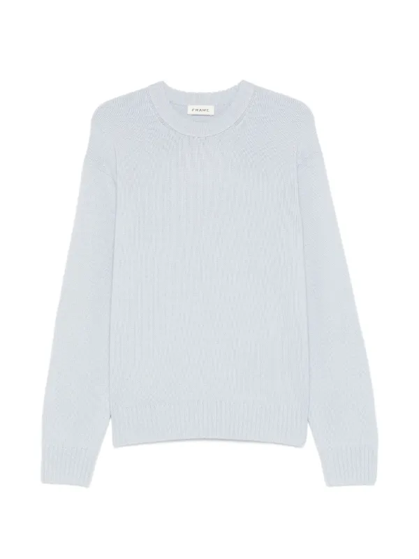 Frame Crew-neck Sweater in Blue