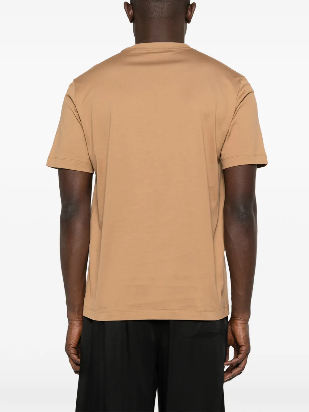 Lanvin T-shirt met logo Beige