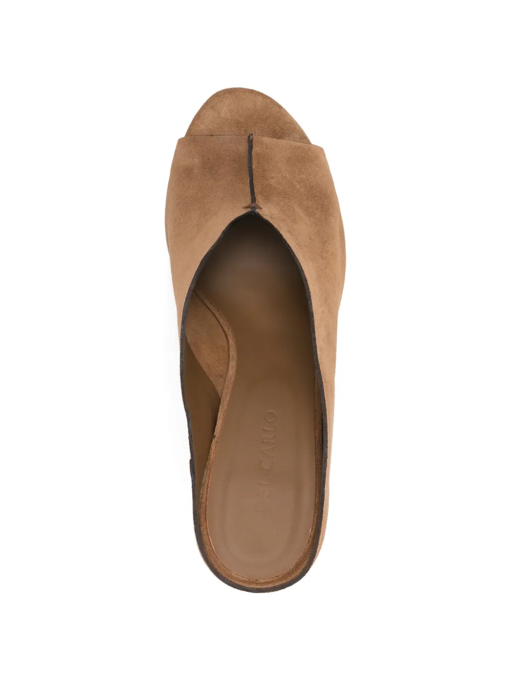 Del Carlo Suède sandalen Beige