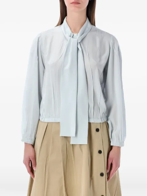 Prada tie-neck blouse