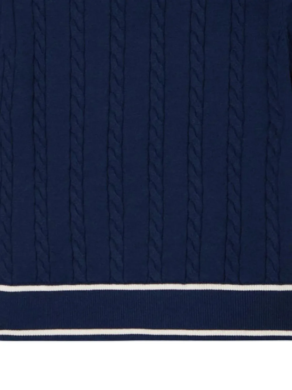 guess kids Kabelgebreid vest met korte mouwen Blauw