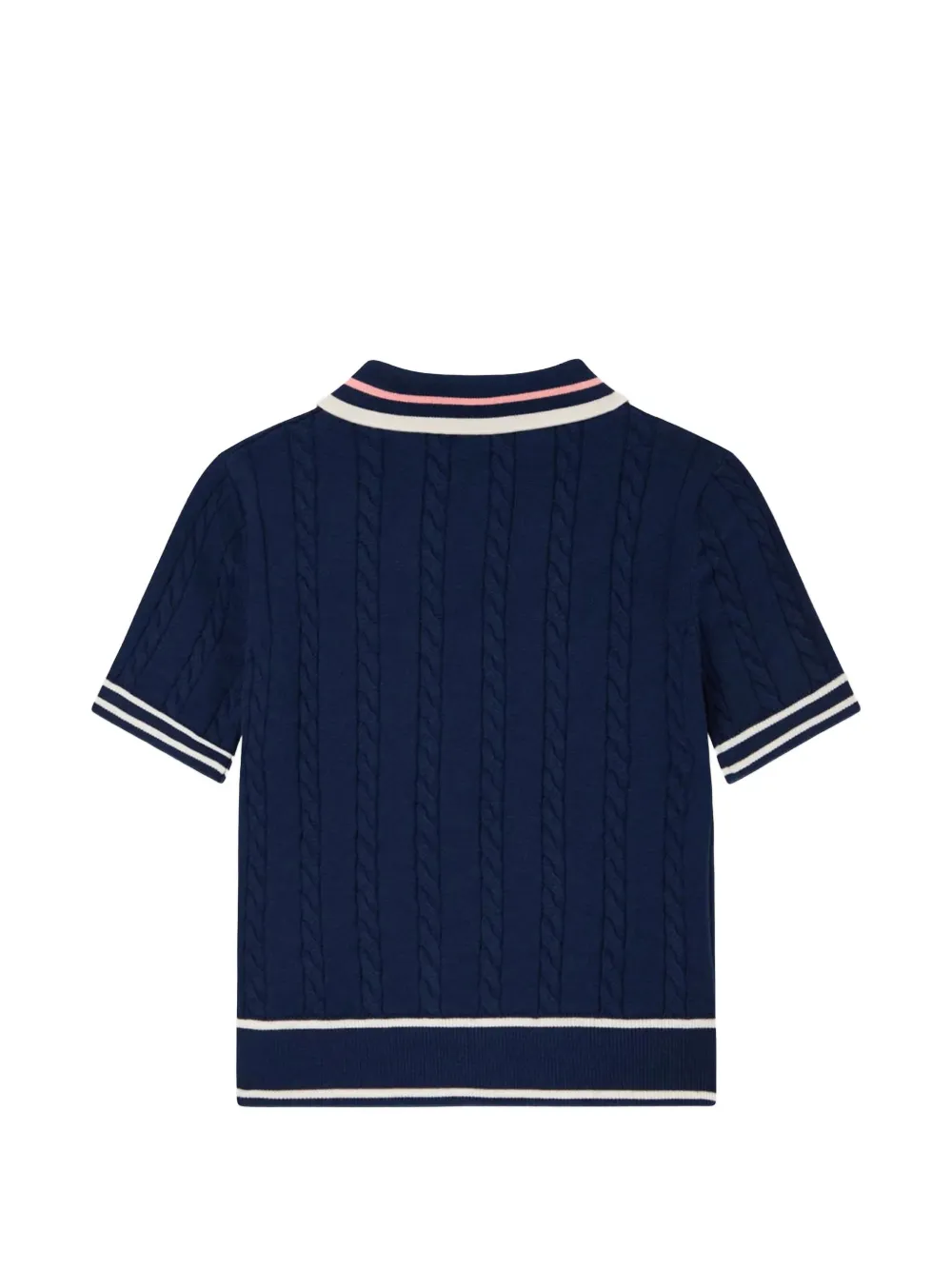 guess kids Kabelgebreid vest met korte mouwen Blauw