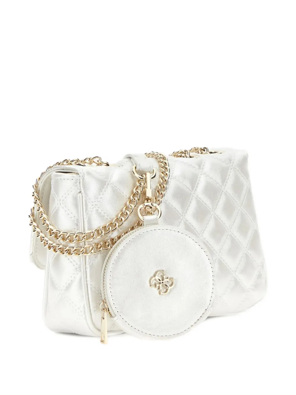 guess kids Schoudertas met logoplakkaat Wit
