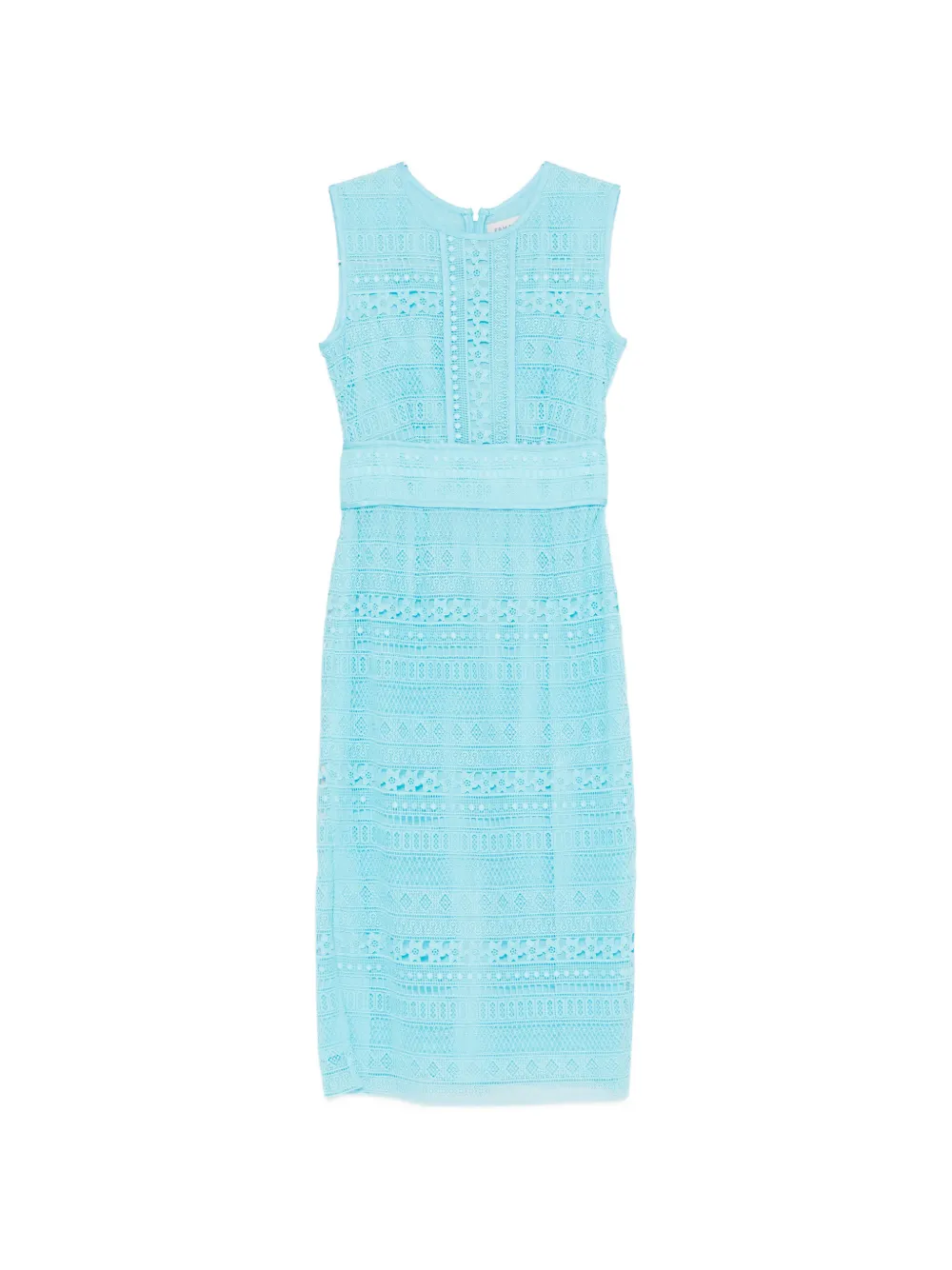 ERMANNO FIRENZE lace belt dress - Blu