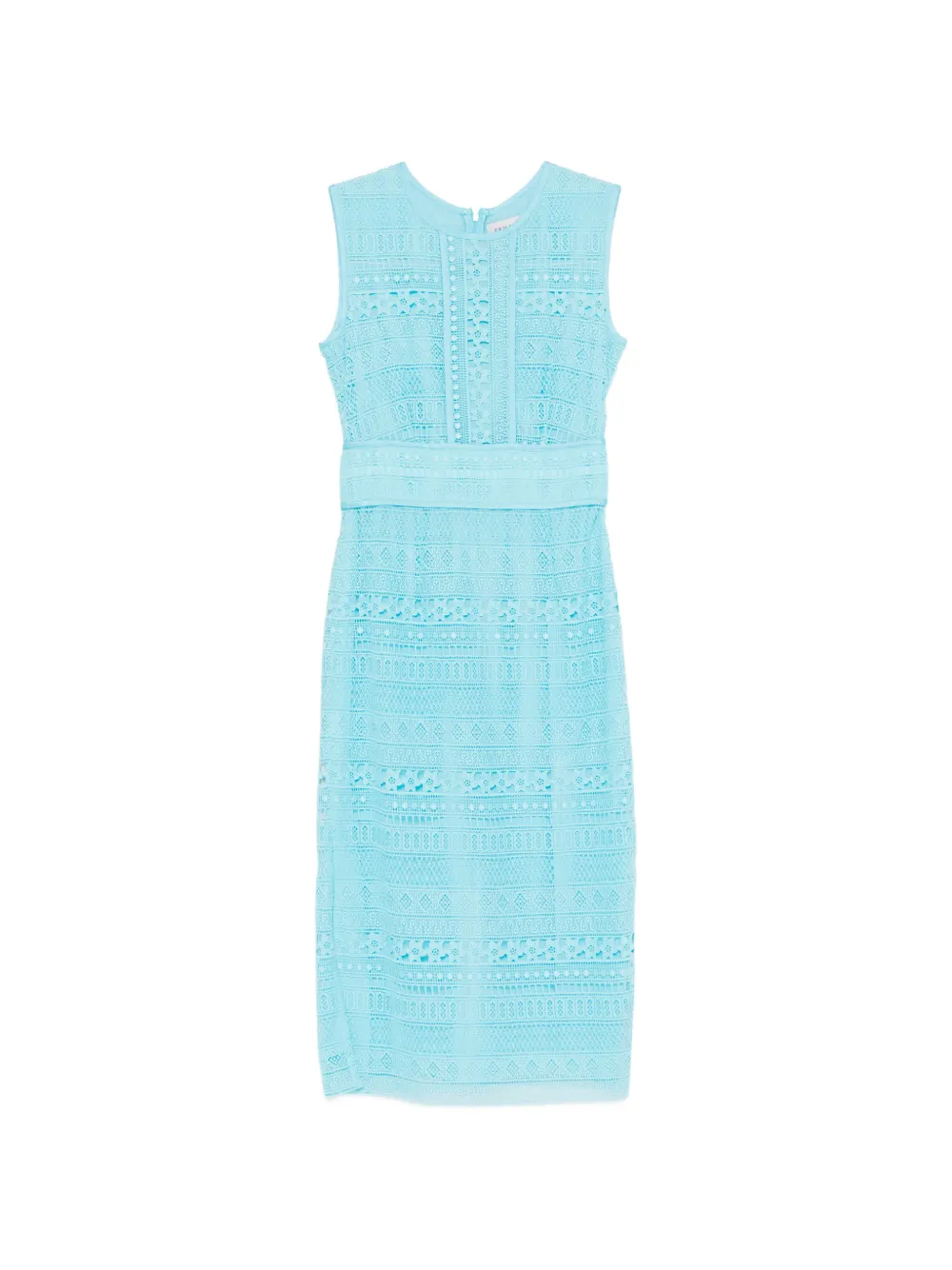 ERMANNO FIRENZE lace belt dress - Blu