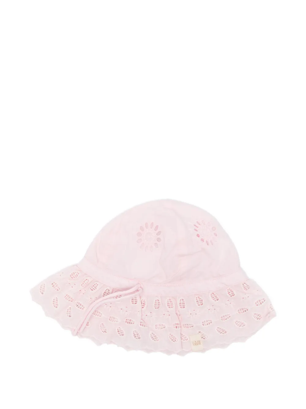 Louise Misha Eliana floral-embroidered bucket hat - Rosa