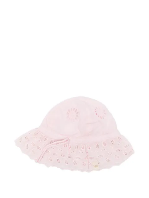 Louise Misha Eliana floral-embroidered bucket hat