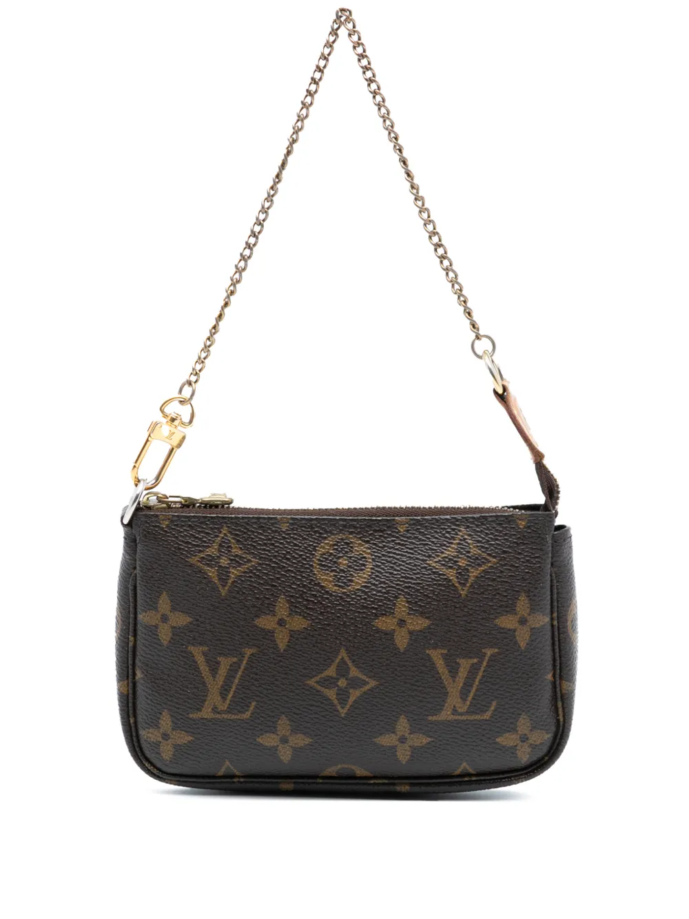 Louis Vuitton Pre-Owned Borsa a mano Pochette Accessoires mini con monogramma 2008 - Marrone
