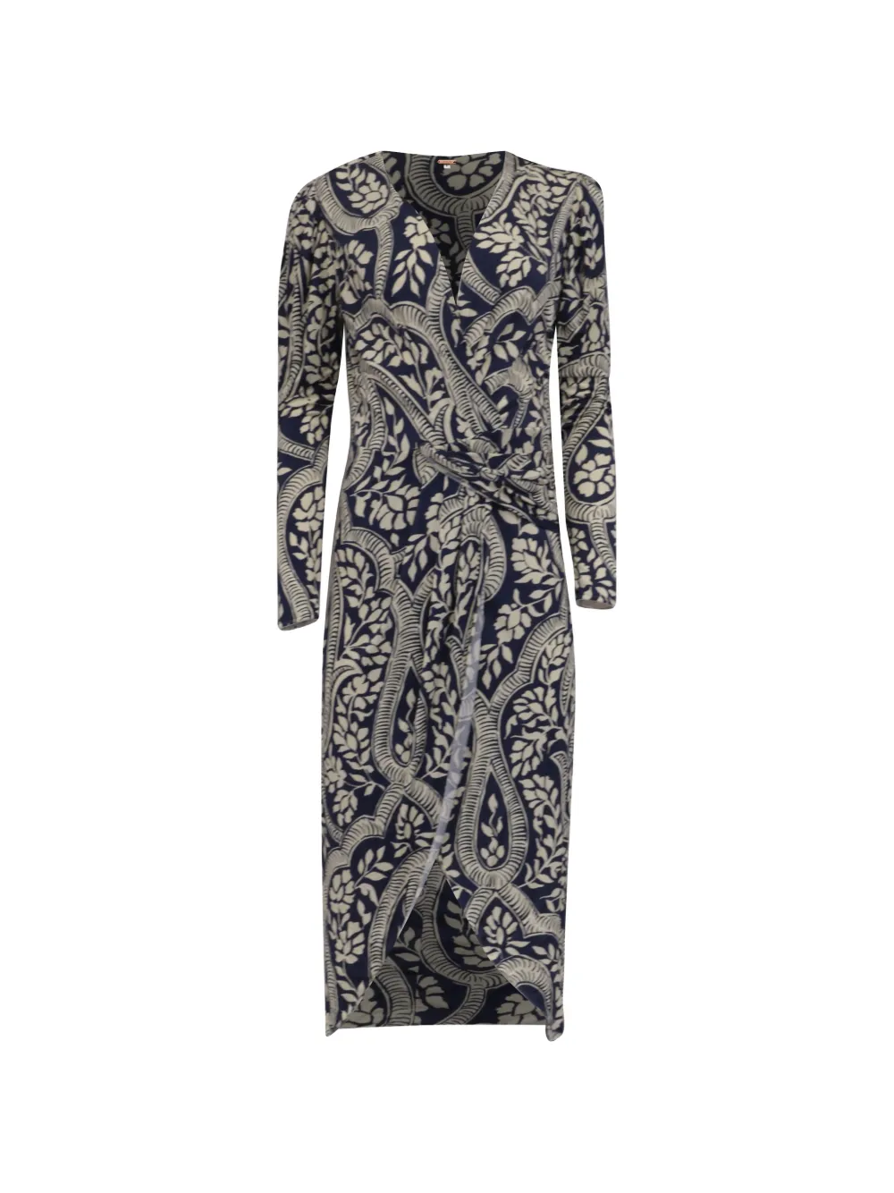 Johanna Ortiz paisley-pattern midi dress - Blu