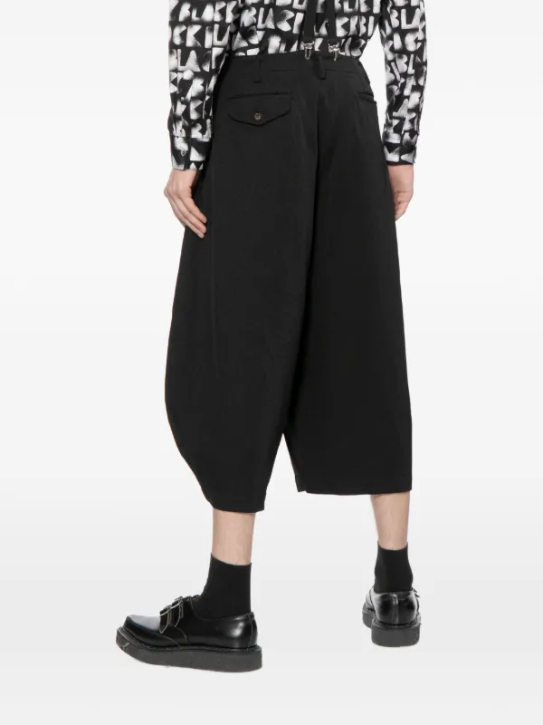 Black Comme Des Garçons サスペンダーサルエルパンツ | ブラック