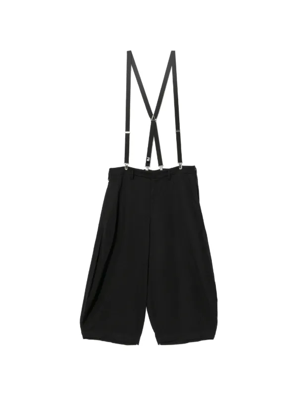 Black Comme Des Garçons サスペンダーサルエルパンツ | ブラック