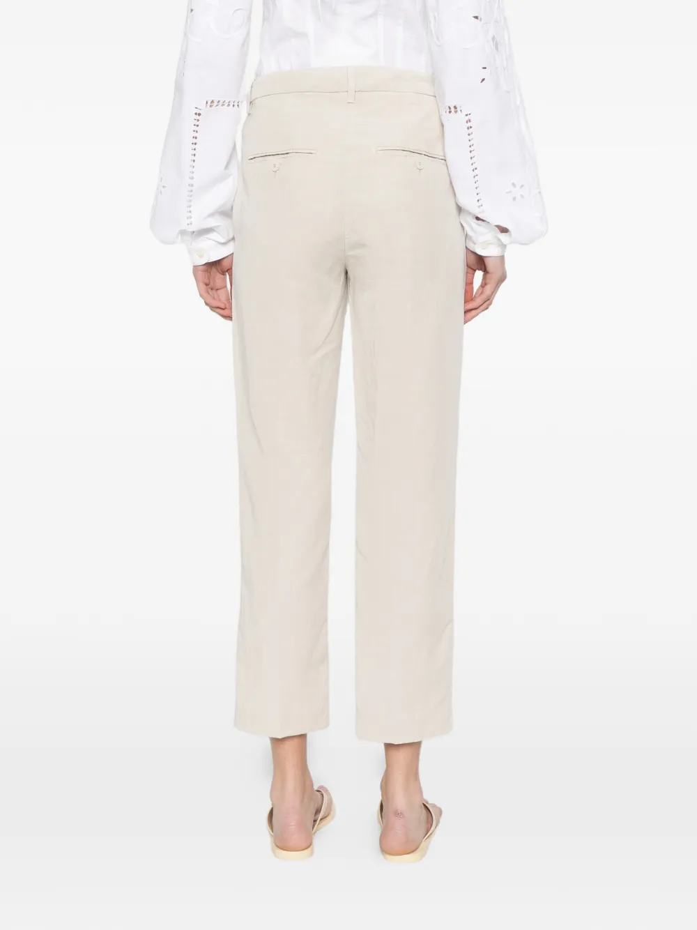 DONDUP Broek met toelopende pijpen Beige