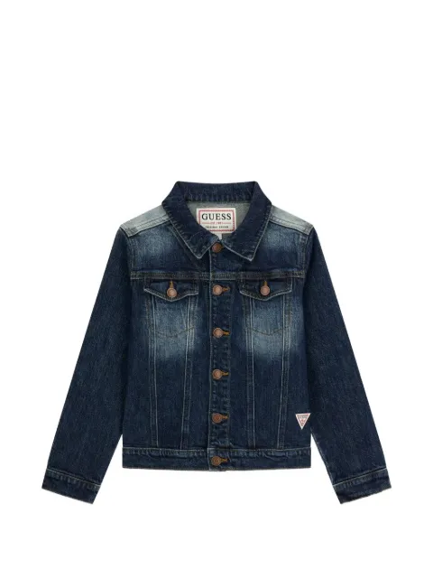 guess kids Zweifarbige Jeansjacke 