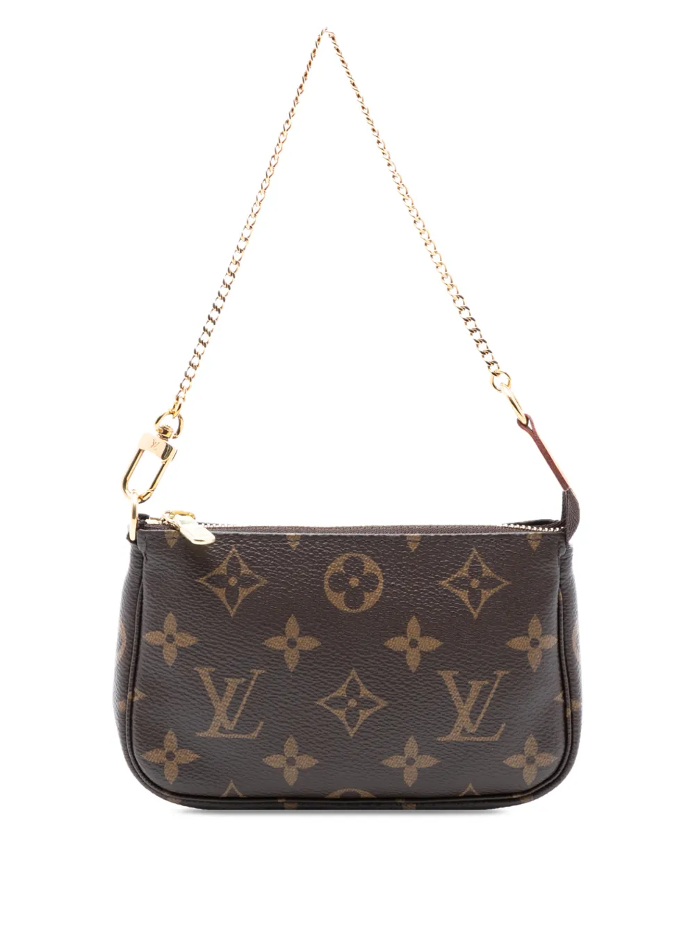 Louis Vuitton Pre-Owned Borsa a mano mini Pochette Accessoires con monogramma 2020 - Marrone