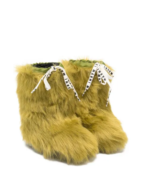 Marni Kids botas con agujetas