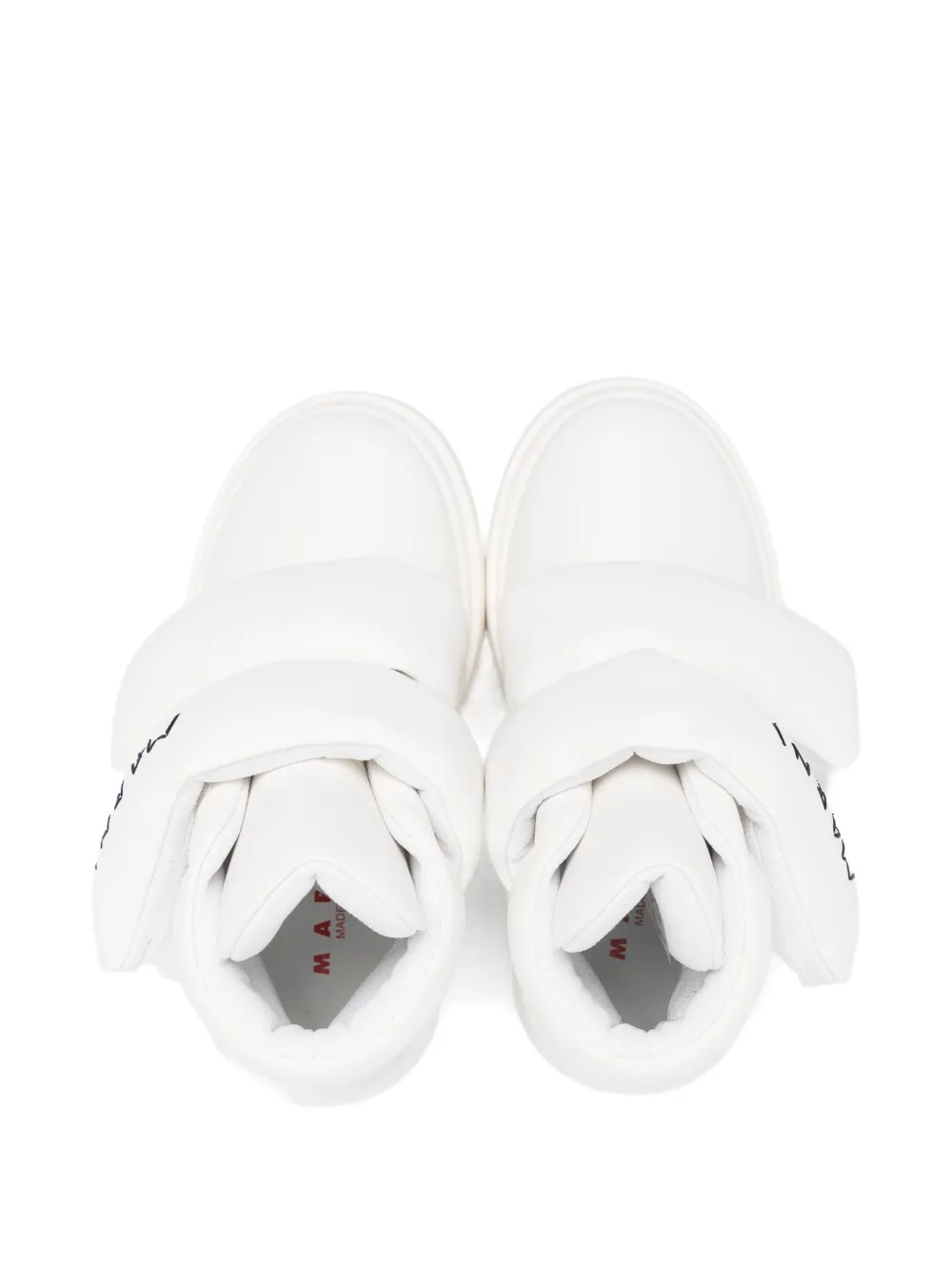 Marni Kids logo-embroidered sneakers Wit