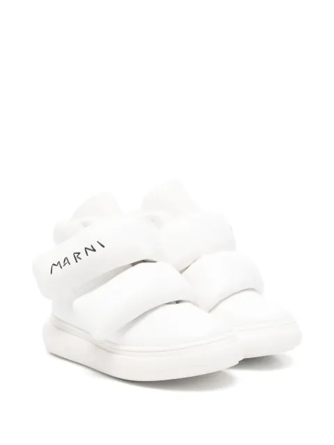 Marni Kids tenis con logo bordado