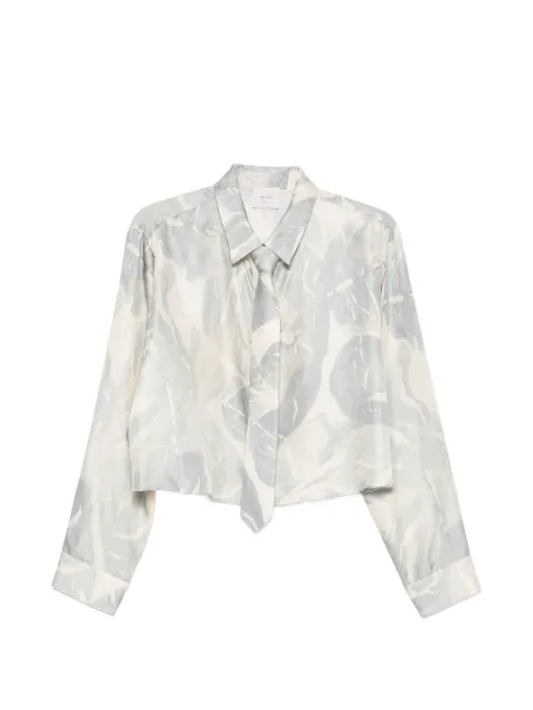 Alysi tie printed shirt