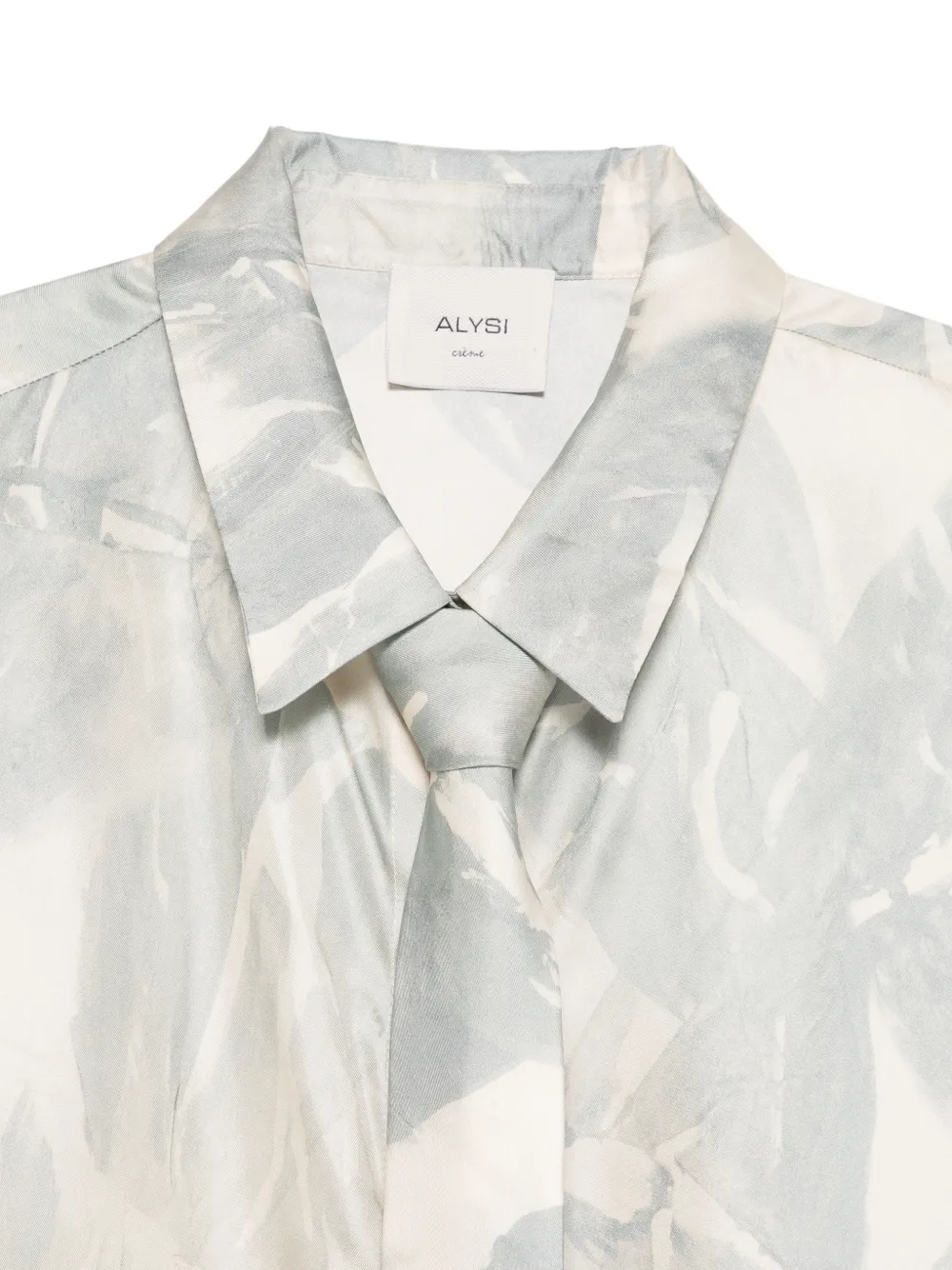 Alysi Tie Printed Shirt - Neutrals 