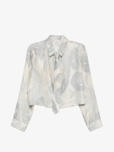 Alysi tie printed shirt