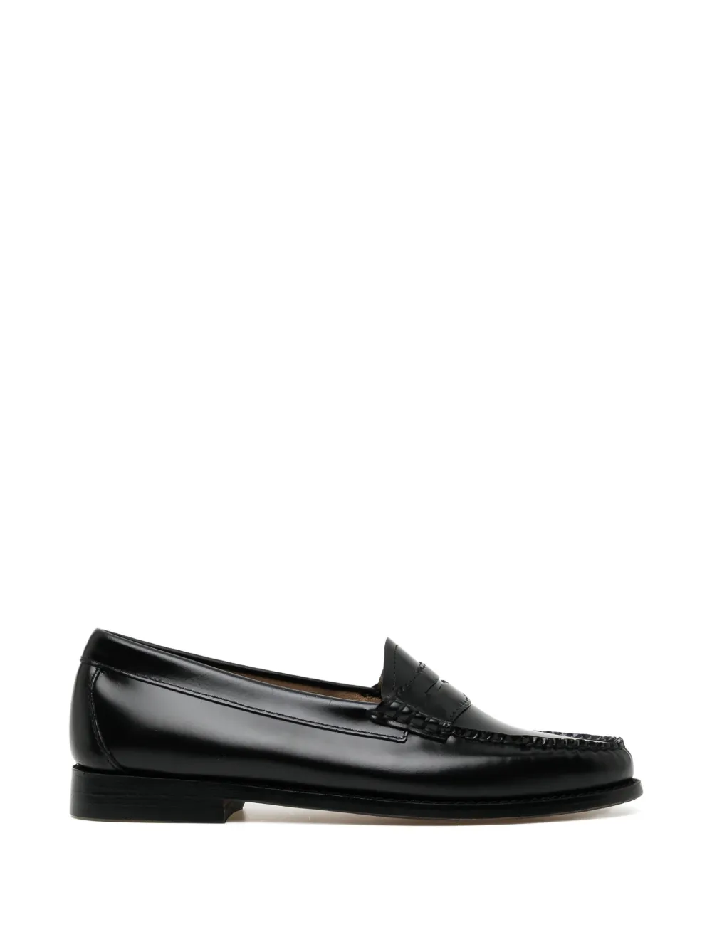 G.h.bass Weejuns Penny Weave Loafers In Black