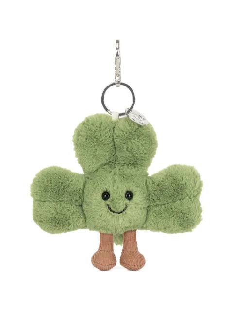 Jellycat siofra shamrock bag charm