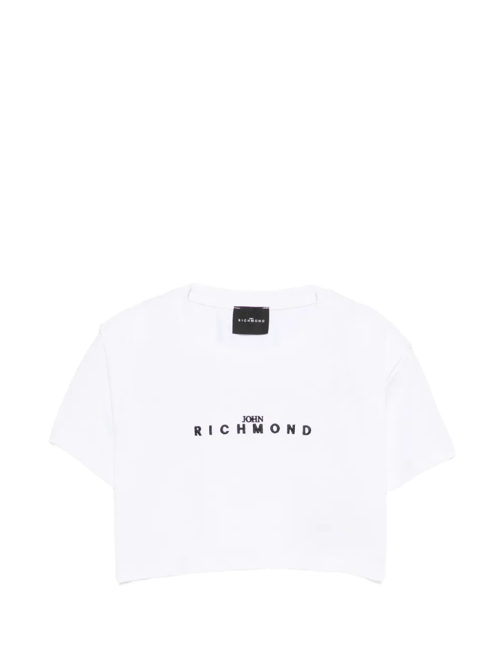 John Richmond Junior logo-detail T-shirt - Bianco