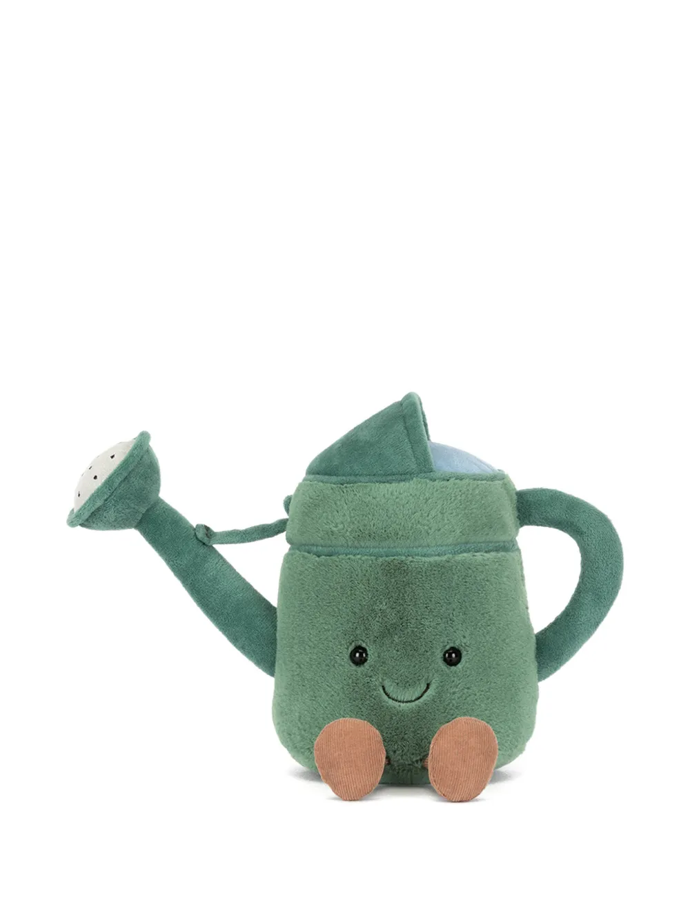 Jellycat logo-patch watering can plush - Verde