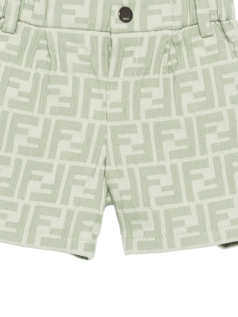 Fendi Kids ロゴ ショートパンツ | グリーン | FARFETCH JP