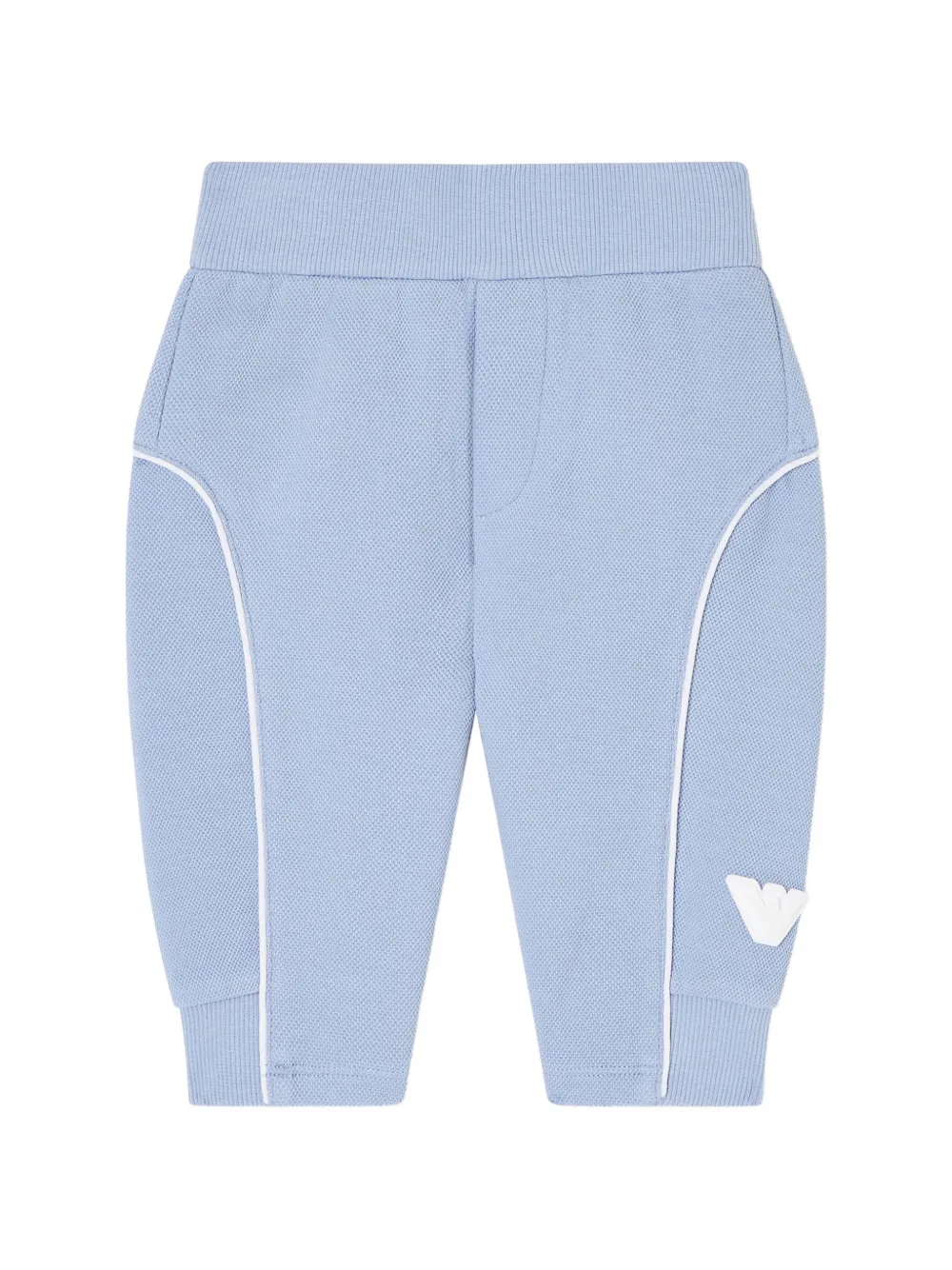 Emporio Armani Kids logo track pants - Blu