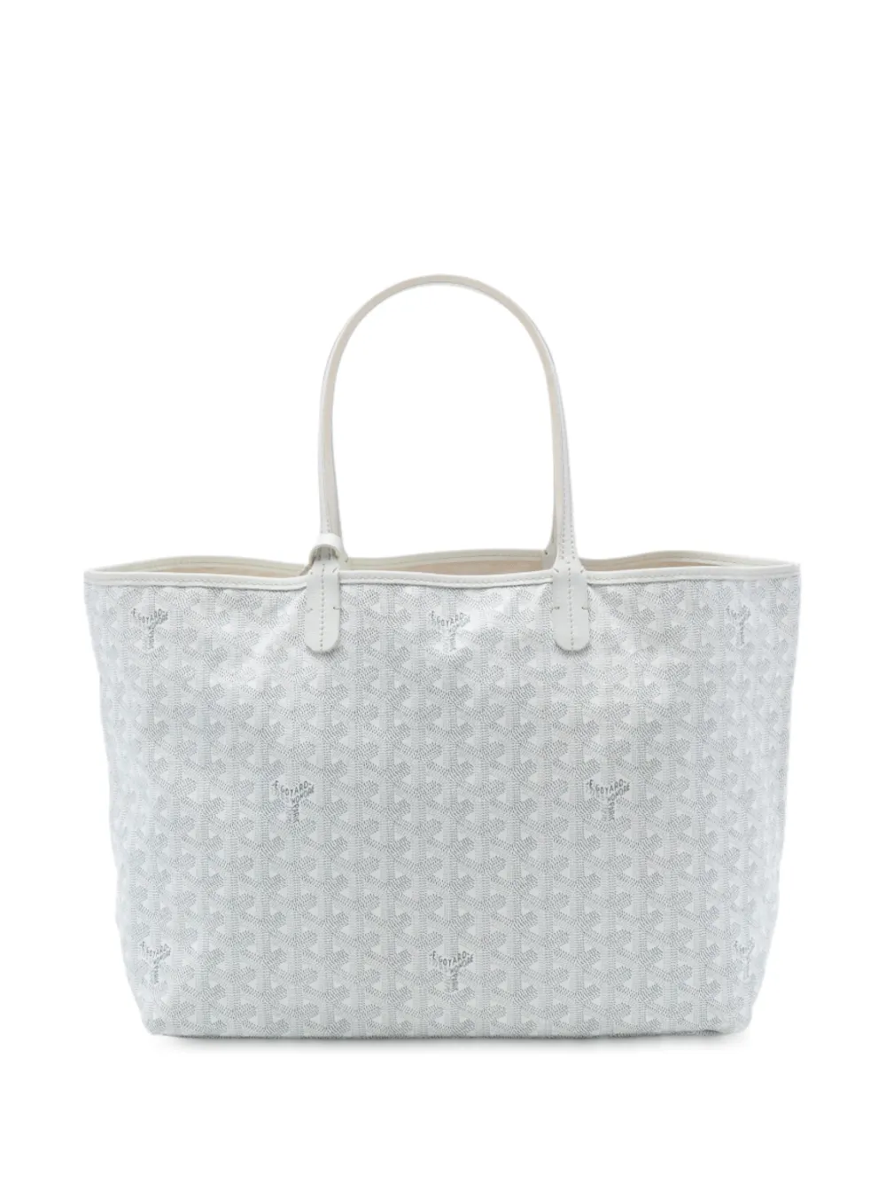 Goyard Pre-Owned Borsa tote Saint Louis PM in tela Goyardine 2020 - Bianco