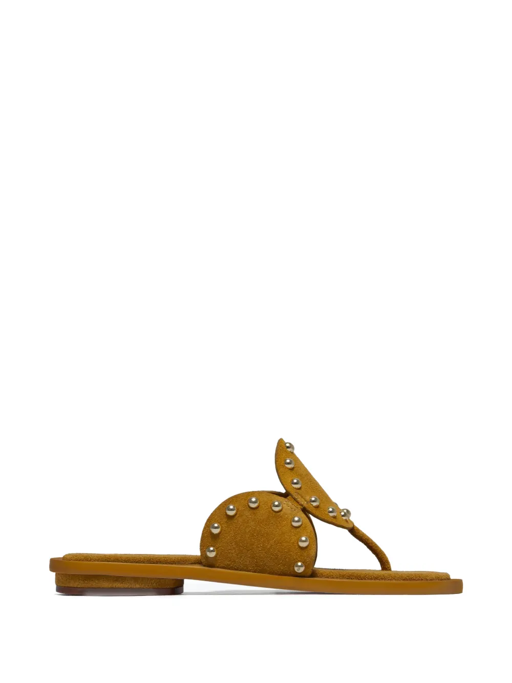 Bernardo Agartha sandalen met studs Bruin