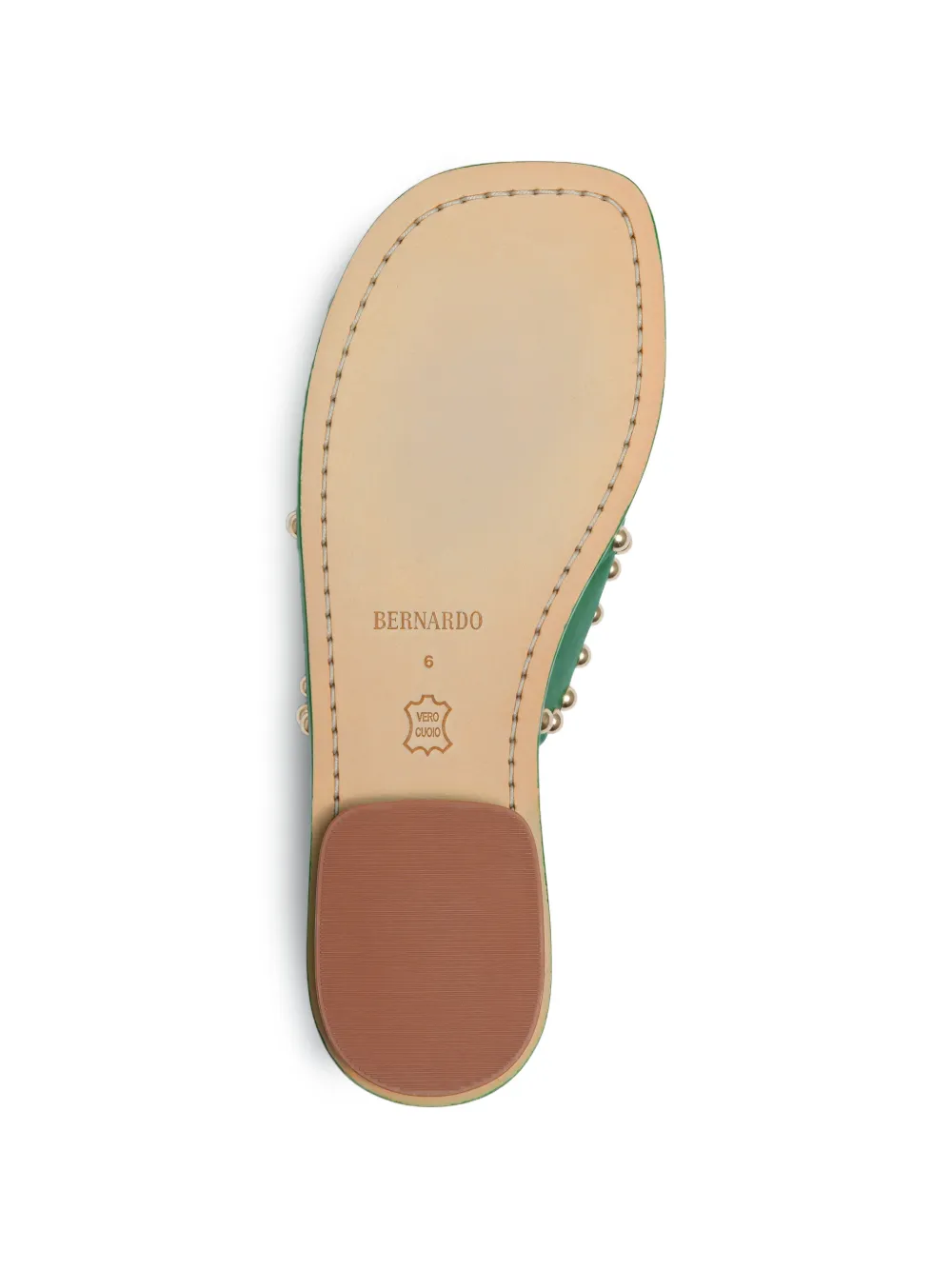 Bernardo Agartha sandalen met studs Groen