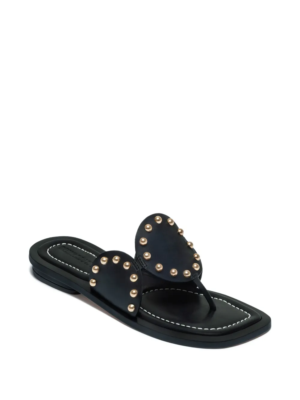 Bernardo Agartha sandalen met studs Zwart