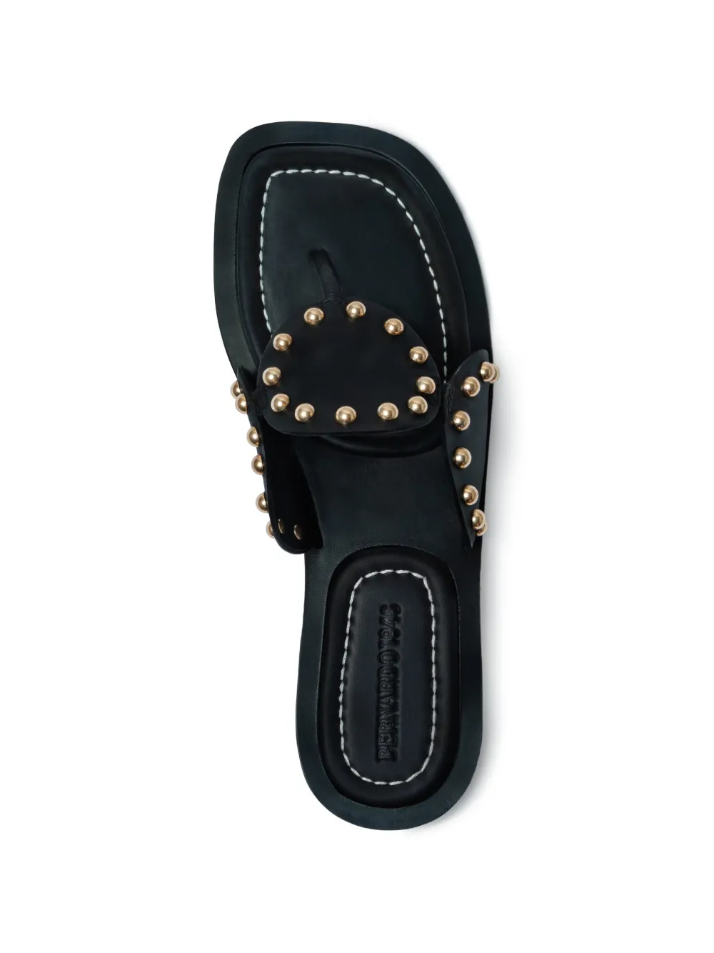 Bernardo Agartha sandalen met studs Zwart