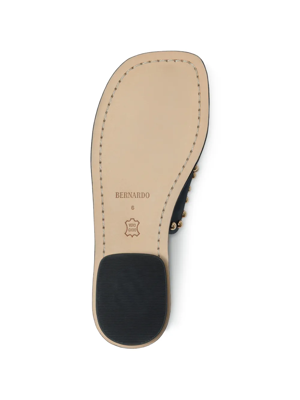Bernardo Agartha sandalen met studs Zwart