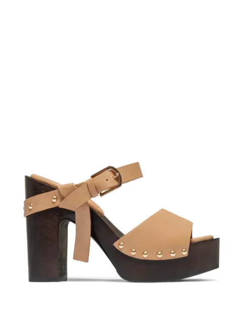 Bernardo Luxor studded buckle sandals