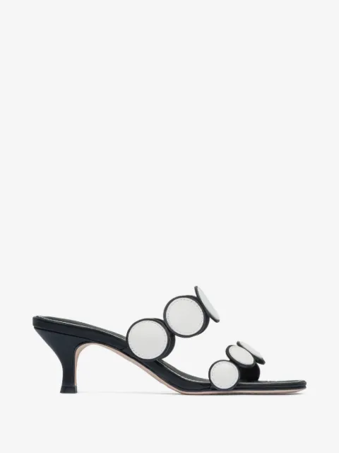 Bernardo Prya circle-embellished heeled sandals