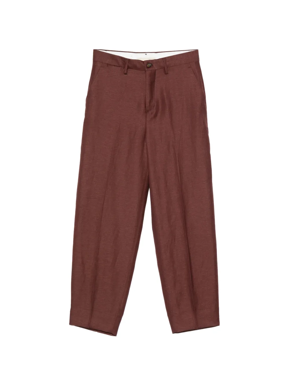 Briglia 1949 Charlotte belt-loops trousers - Rosso