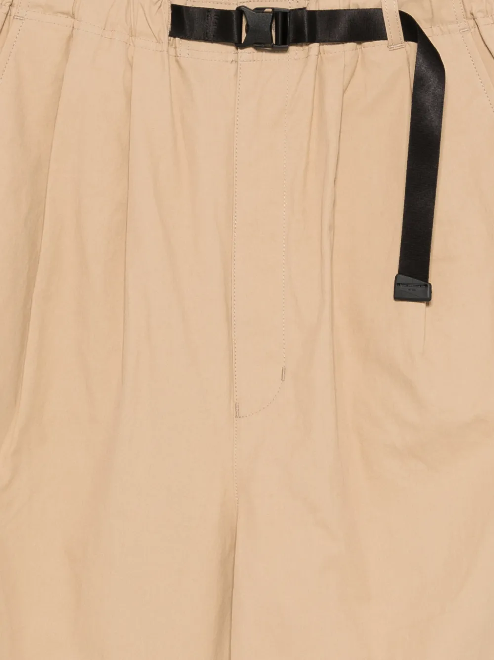  Comme Des Garçons Homme Pleated Belted Trousers - Neutrals 