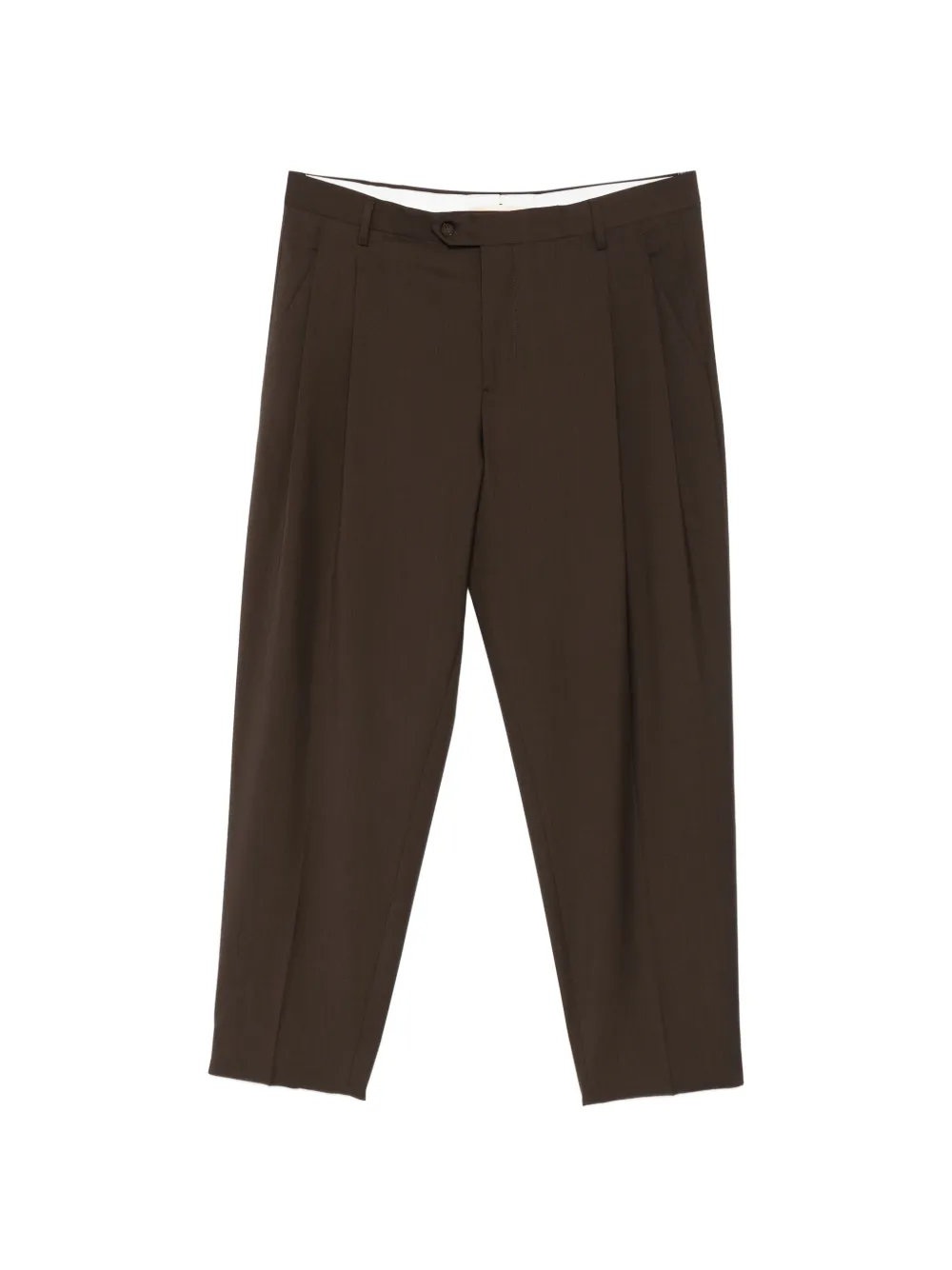 Briglia 1949 Arnos pleated trousers - Marrone