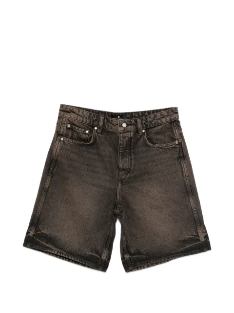 Represent five-pocket denim shorts