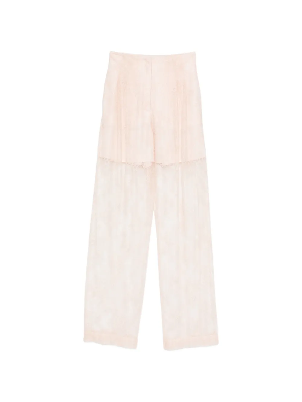 Alberta Ferretti lace trousers - Rosa