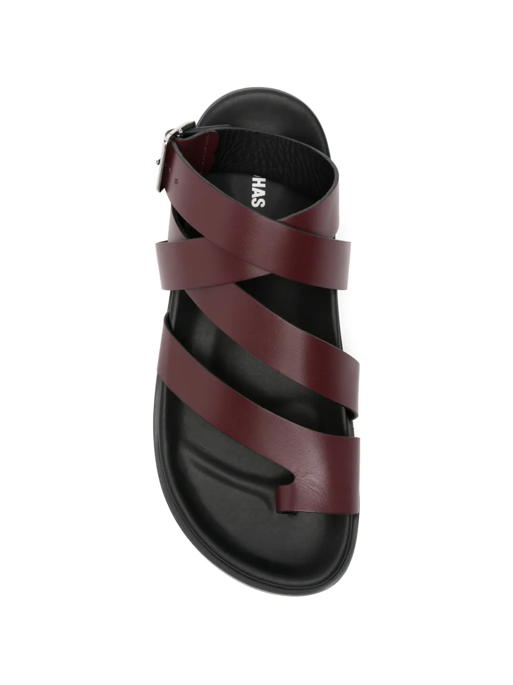 ALOHAS crossover toe-loop sandals Rood